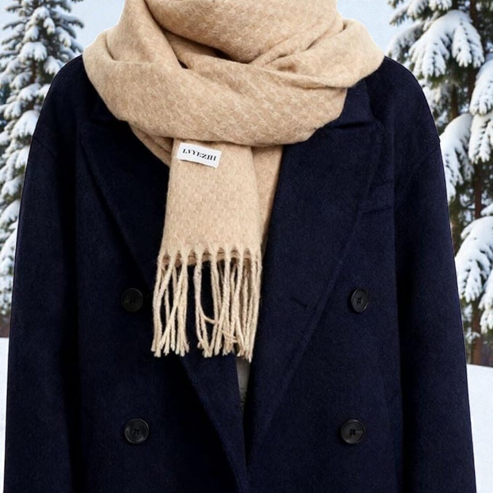 LVYEZHI Women Winter Cashmere Feel Pashmina Scarf & Blanket Wrap     ~NWT~